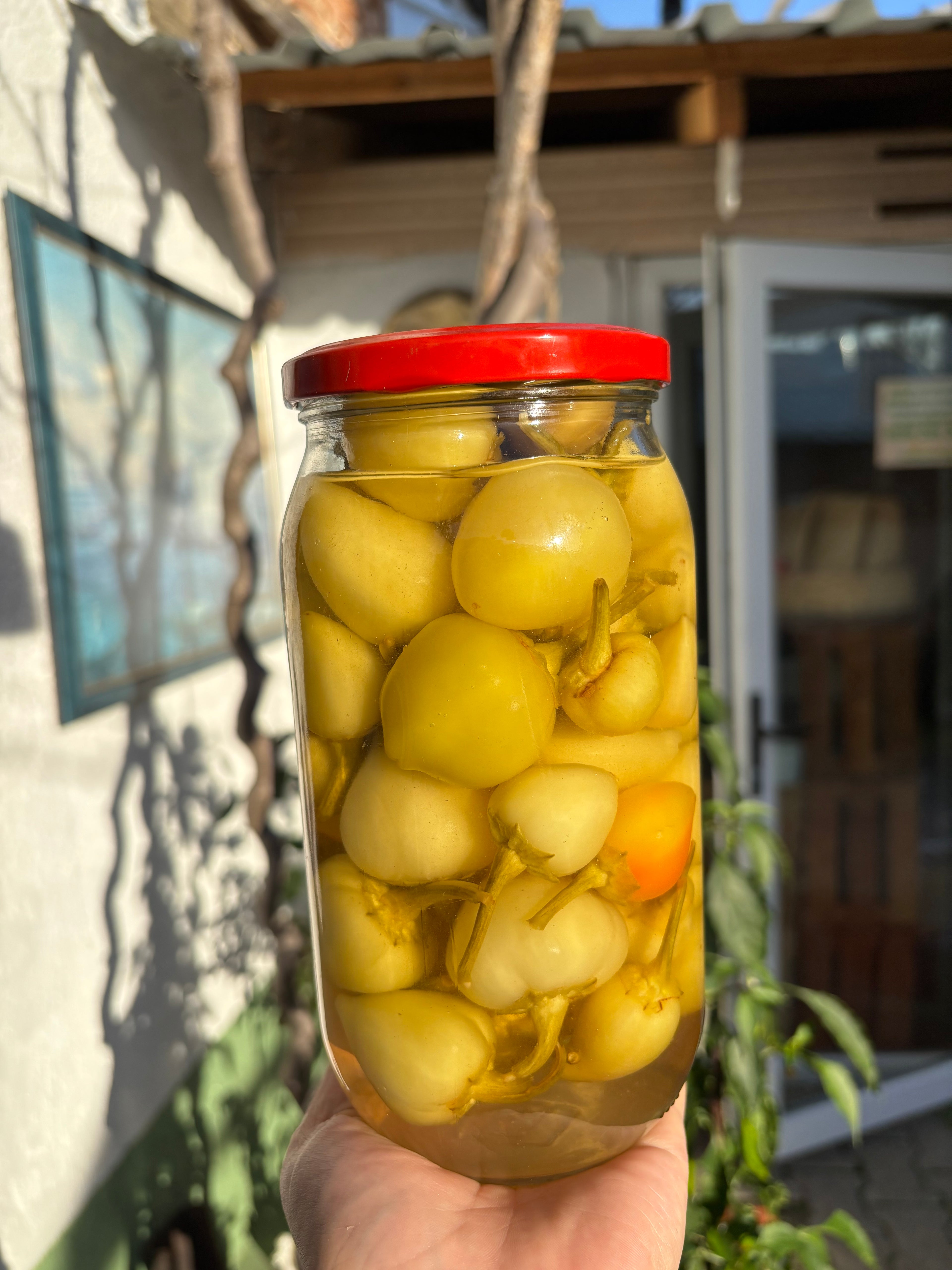 Top Acı Biber Turşusu