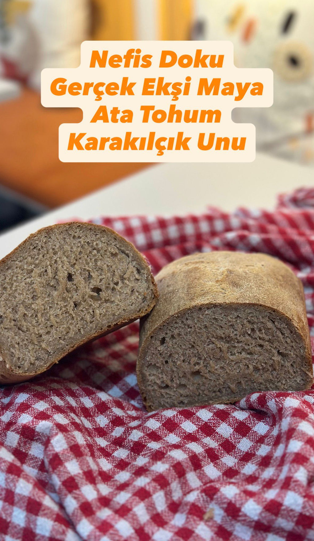 Ekşi Mayalı Ata Tohumu Karakılçık Ekmeği