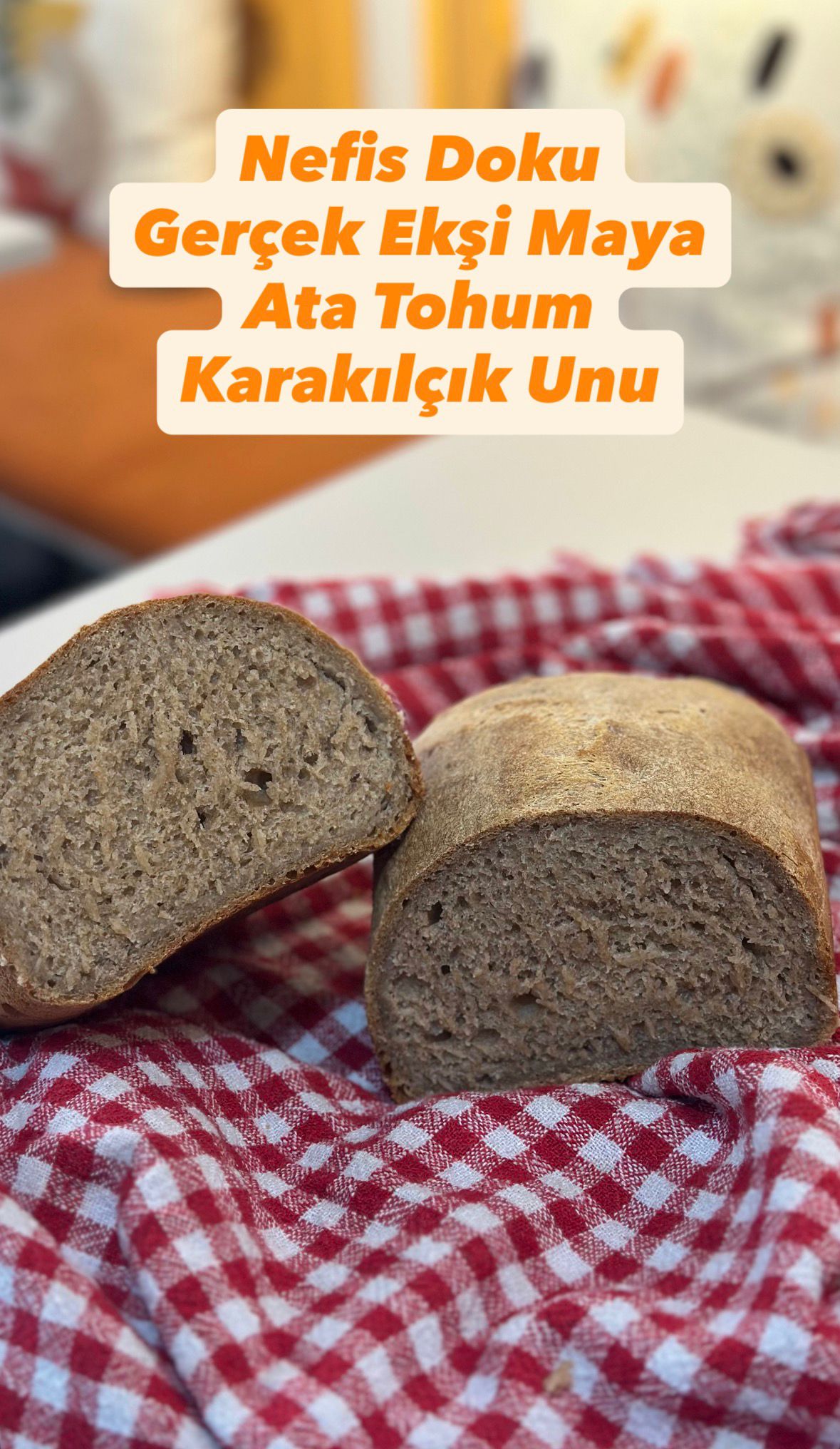 Ekşi Mayalı Ata Tohumu Karakılçık Ekmeği